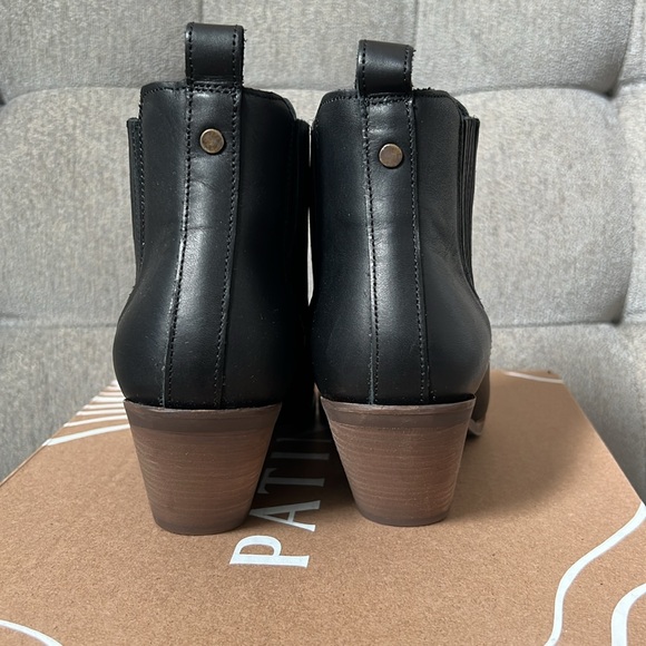 Portland Leather Patina The Dakota Boot Black Leather 7 - Picture 4 of 12